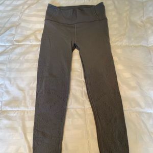 Lululemon | Grey Textured Leggings